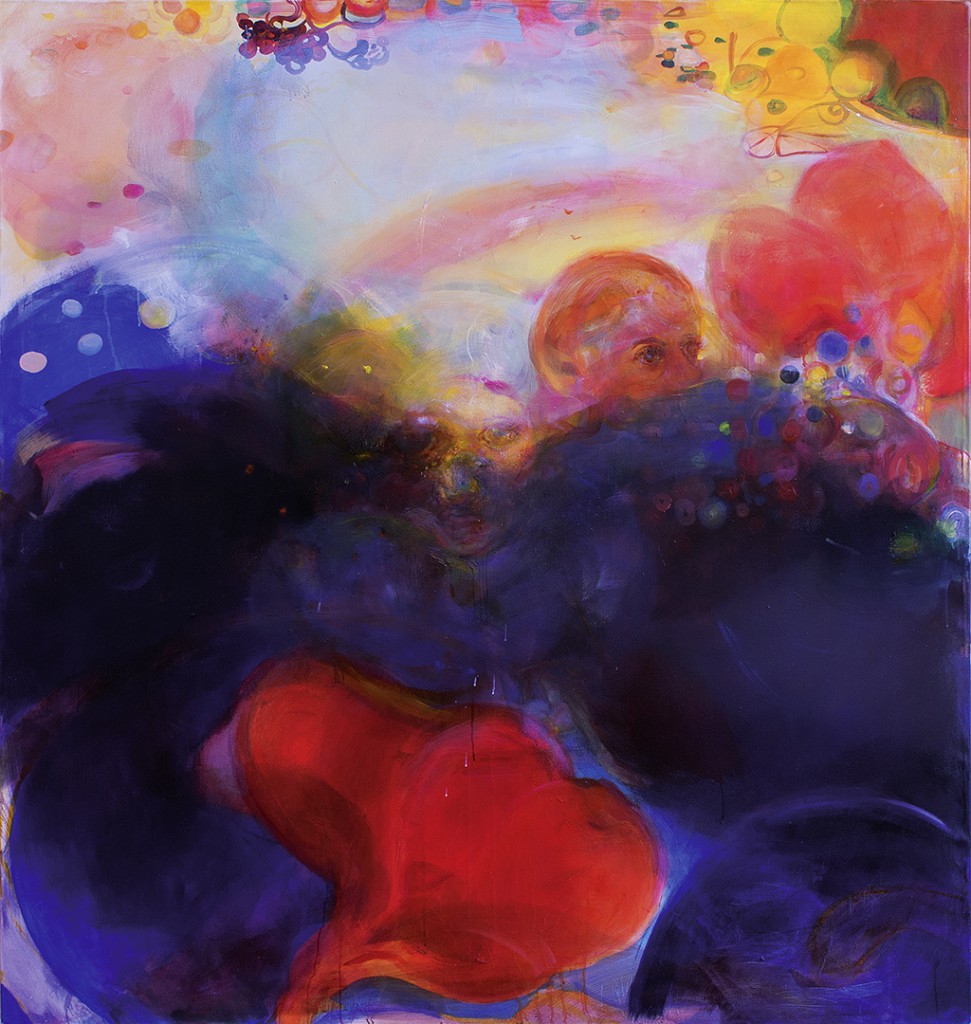 Glow – 2015 | Öl und Pigment auf Mischgewebe | 165,3 x 155,3 cm