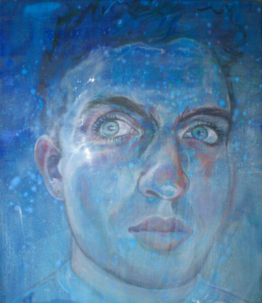 Phoenix (The Seer) | Öl auf Leinwand | 70 × 60 cm | 2025